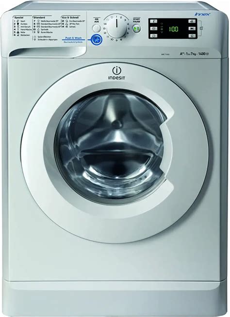 instructions for indesit washing machine